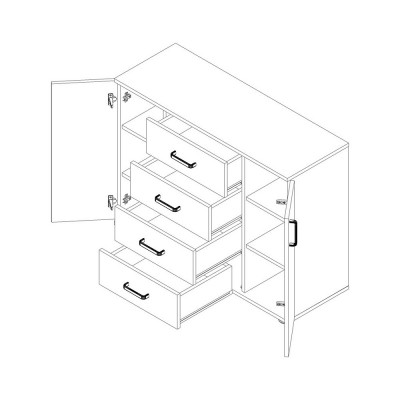 Komoda KENA KZ4-U
