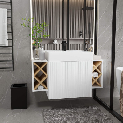 Kúpeľňová skrinka Amalfi Deluxe — umývadlo v cene