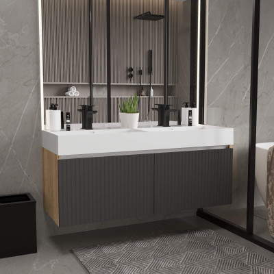 Koupelnová skříňka Capri Deluxe — umyvadlo v ceně