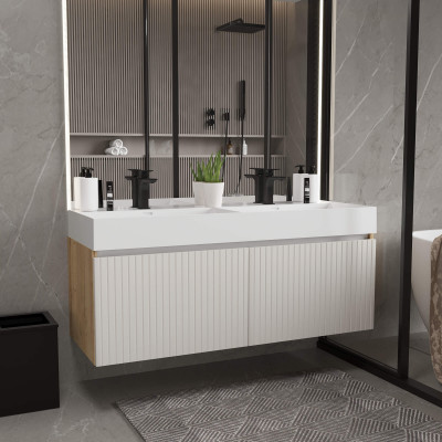 Koupelnová skříňka Capri Deluxe — umyvadlo v ceně