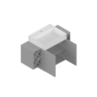 Kúpeľňová skrinka Amalfi — umývadlo v cene