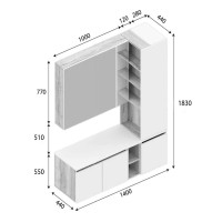 Koupelnová sestava Corallo