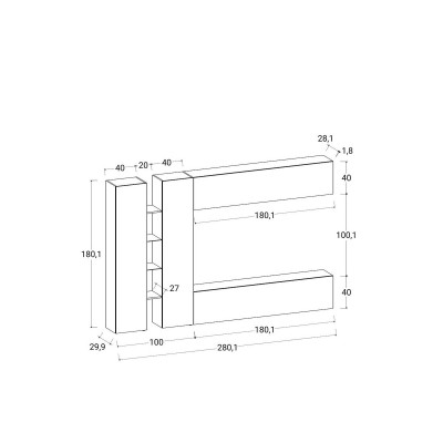 Obývací sestava Modiva
