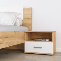 Nočný stolík zásuvka+polica NP1-U2